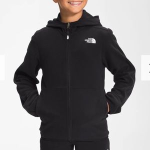 North Face Youth Full Zip Hoodie  - Size L
